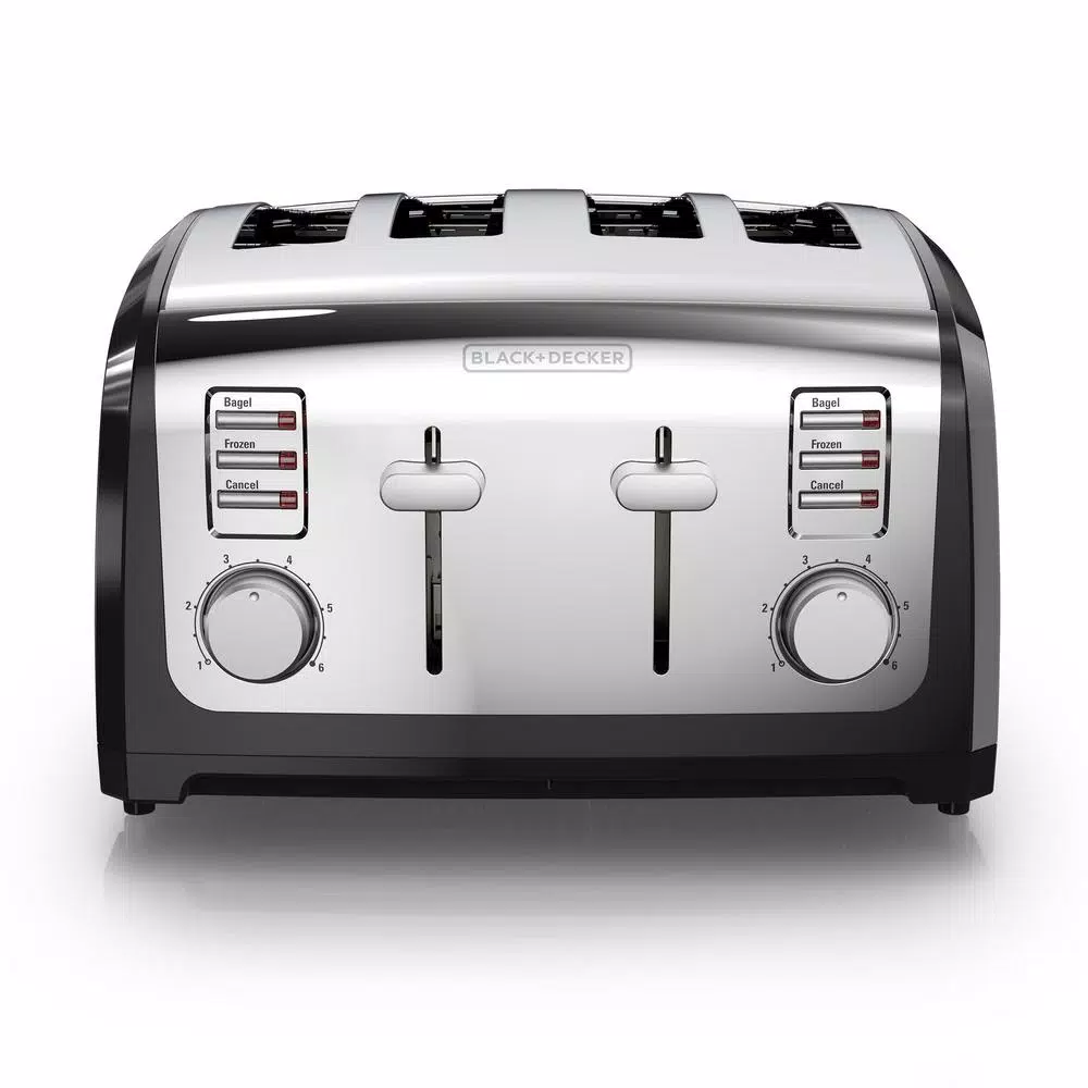 Best reviews of π BLACK+DECKER 4-Slice Stainless Steel Wide Slot Toaster With Crumb Tray π - Image 2