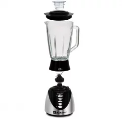 Outlet 🤩 Koblenz Kitchen Magic Collection 50 Oz. 3-Speed And Pulse Black Glass Jar Blender 🔥