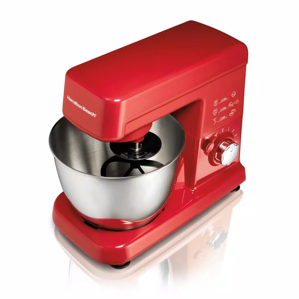 Coupon β€οΈ Hamilton Beach 3.5 Qt. 6-Speed Red Stand Mixer π