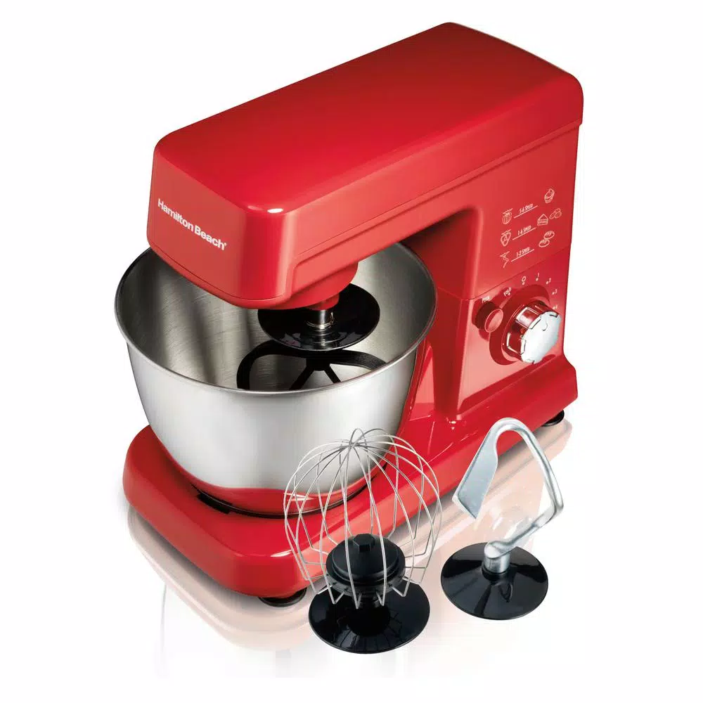 Coupon β€οΈ Hamilton Beach 3.5 Qt. 6-Speed Red Stand Mixer π - Image 6