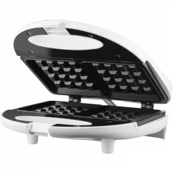 Brand new 𧨠Brentwood Appliances 750 W Dual Waffle White Nonstick Waffle Maker π