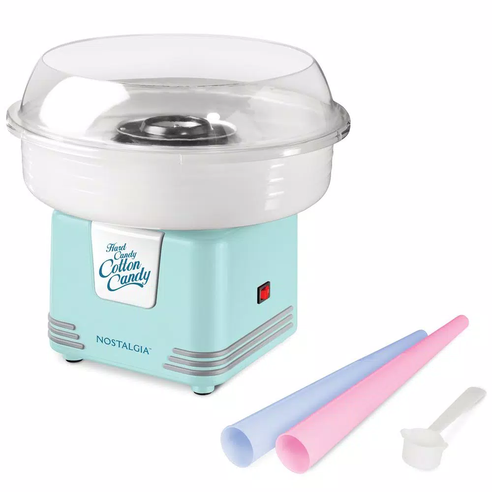 Best Pirce π₯° Nostalgia Retro Aqua Hard And Sugar Free Cotton π¬ Candy Maker With Cotton π¬ Candy Cones π