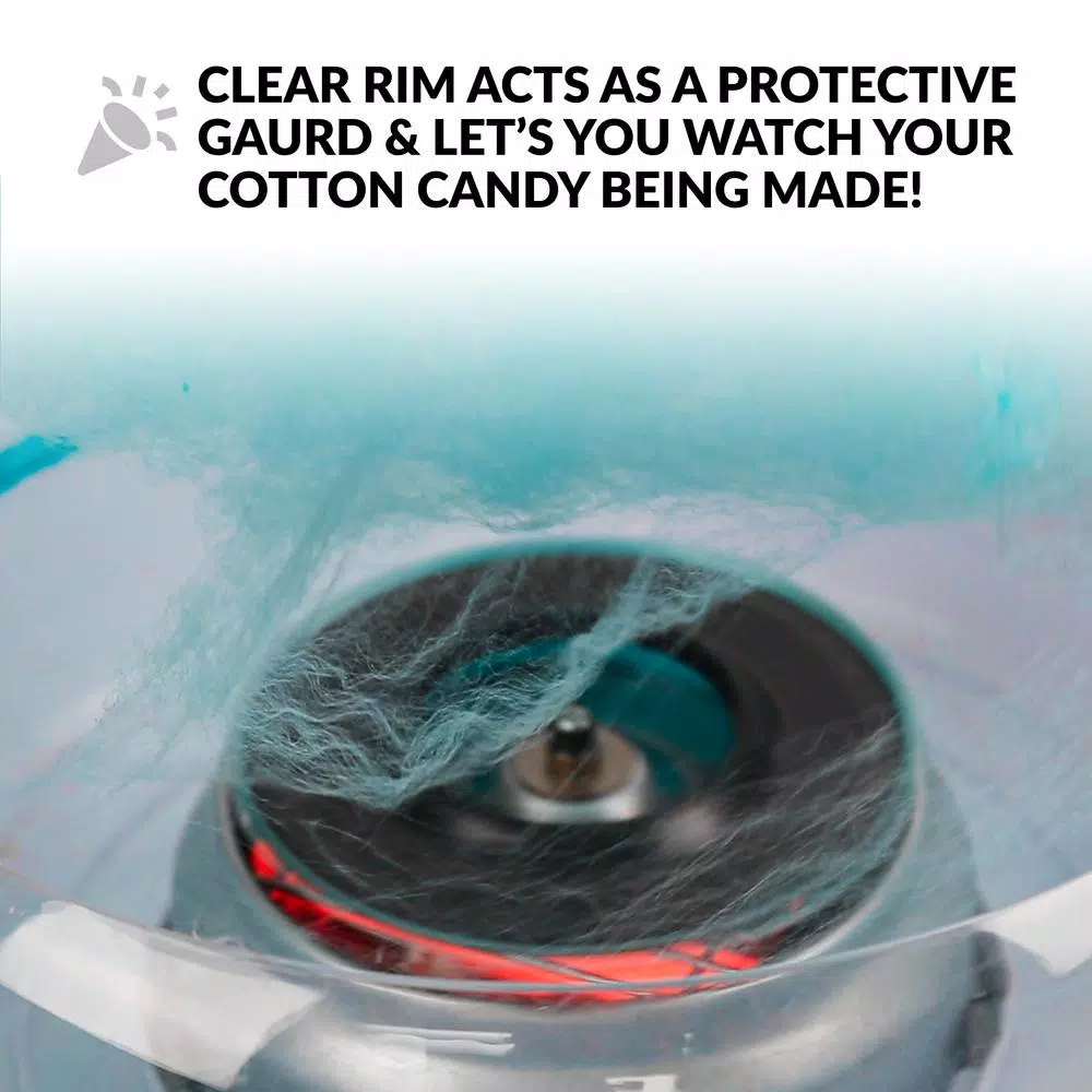 Best Pirce π₯° Nostalgia Retro Aqua Hard And Sugar Free Cotton π¬ Candy Maker With Cotton π¬ Candy Cones π - Image 5