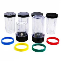 Cheapest ⭐ Ovente 12 Oz. Single Speed Clear Countertop Blender With Food Processor Attachment ✨