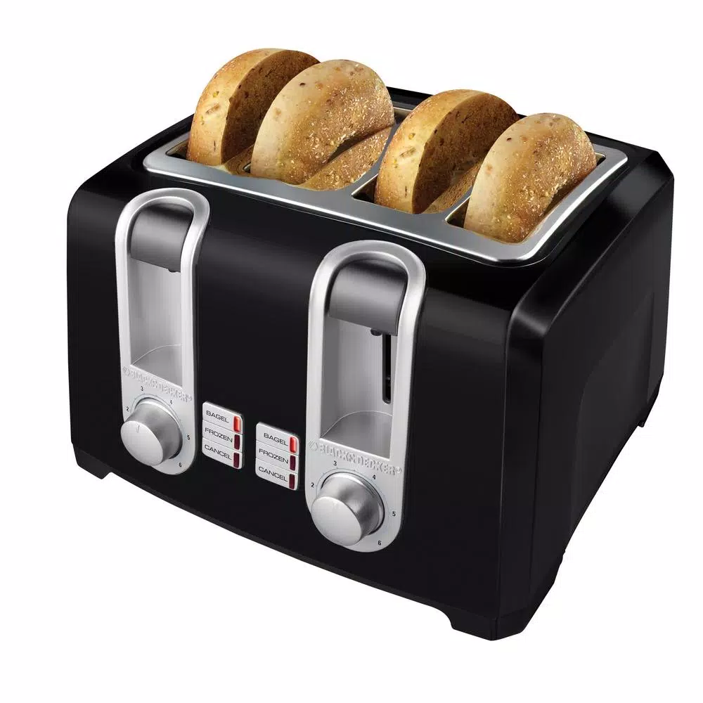 Brand new π BLACK+DECKER 4-Slice Black Extra-Wide Slot Toaster With Browning Control π€© - Image 4
