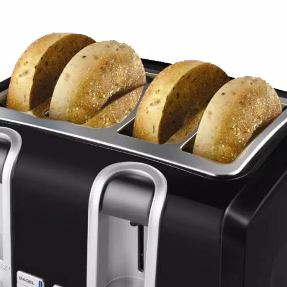 Brand new π BLACK+DECKER 4-Slice Black Extra-Wide Slot Toaster With Browning Control π€© - Image 5