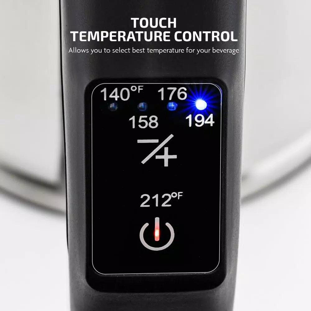 Cheapest π Ovente 7.1-Cup Stainless Steel Electric Kettle With Touch Screen Control Panel β¨ - Image 3