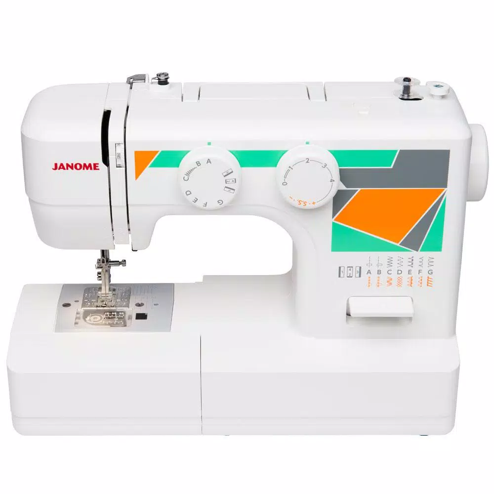 Best reviews of π Janome MOD-15 Easy-to-Use Sewing Machine With Top Drop-In Bobbin System β€οΈ - Image 4