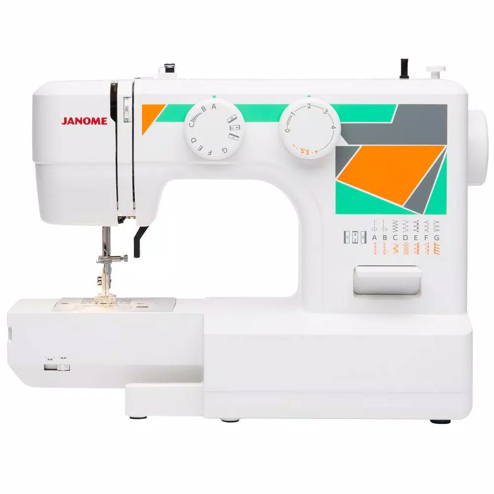 Best reviews of π Janome MOD-15 Easy-to-Use Sewing Machine With Top Drop-In Bobbin System β€οΈ - Image 6