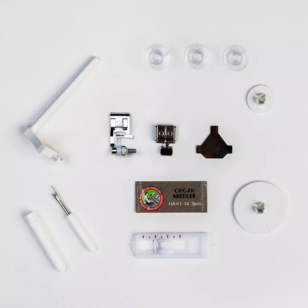 Best reviews of π Janome MOD-15 Easy-to-Use Sewing Machine With Top Drop-In Bobbin System β€οΈ - Image 9