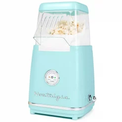 Coupon ✨ Nostalgia 1040 W X 96 Oz. Aqua Hot Air Popcorn Maker With LED Power Gauge 👍