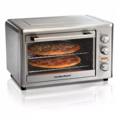Hot Sale 🎉 Hamilton Beach Countertop Stainless Steel Toaster Oven With Convection And Rotisserie 🎉