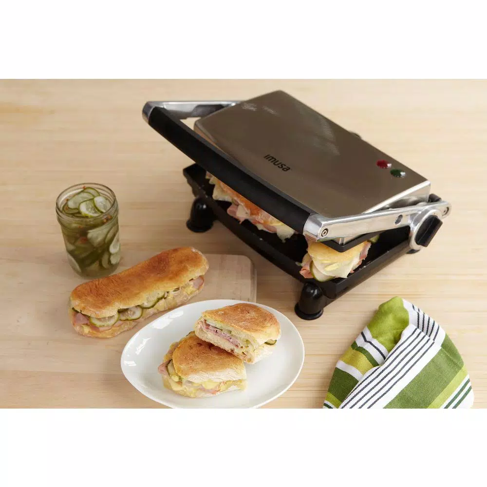 Top 10 β IMUSA 1000 W Silver Non-Stick Panini Press π - Image 4