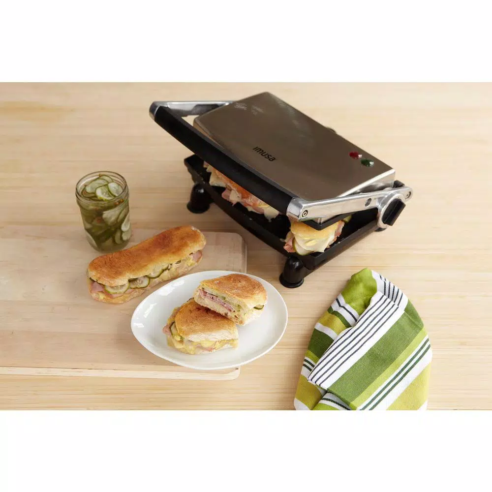 Top 10 β IMUSA 1000 W Silver Non-Stick Panini Press π - Image 7