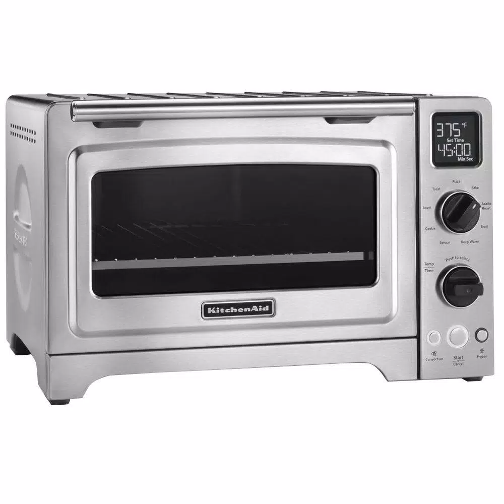 Outlet π KitchenAid 1800 W 4-Slice Stainless Steel Convection Toaster Oven β