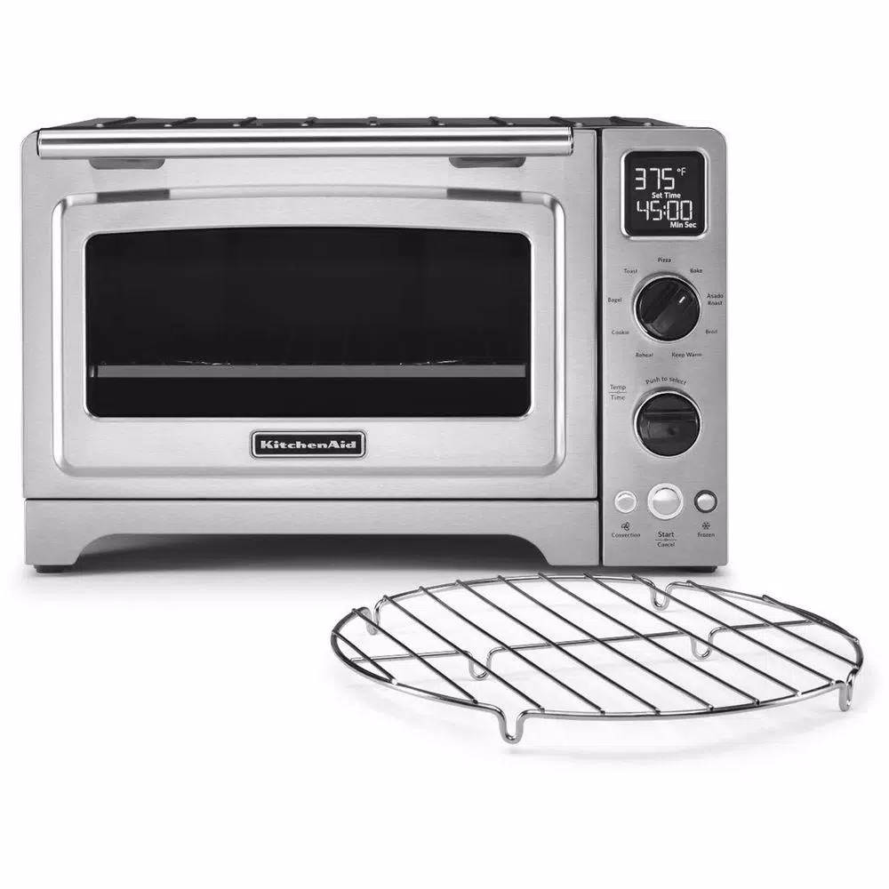 Outlet π KitchenAid 1800 W 4-Slice Stainless Steel Convection Toaster Oven β - Image 3