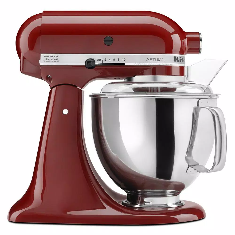 Best Pirce β¨ KitchenAid Artisan 5 Qt. 10-Speed Gloss Cinnamon Stand Mixer With Flat Beater, Wire Whip And Dough Hook Attachments π